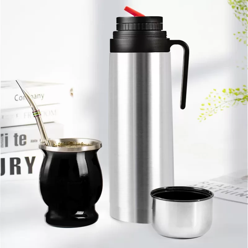 Yerba Mate Kit Thermos 1000 ML Vacuum Flask Heat Insulated - Image 6