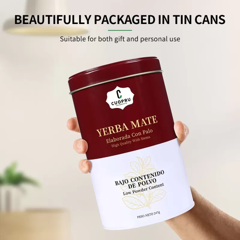 Argentina Yerba Mate Suave with Portable Storage Tea Caddy - Image 5