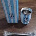 Yerba Mate Cup Argentina Number 10 with Bombilla Tea Gourd Set photo review