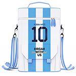 Blue and white 10 backpack 150